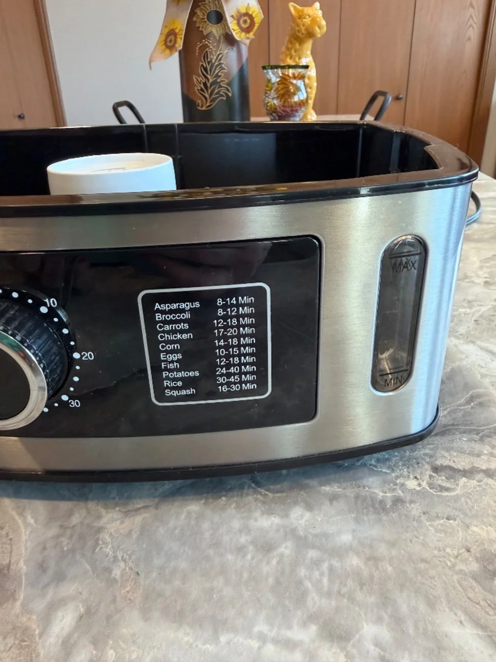 Aroma food steamer model AFS – 210585 5 quart electric professional steamer i